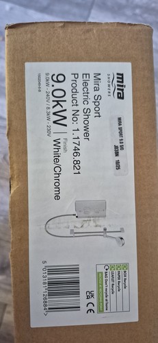 Mira sport electric shower 9kw - sport,