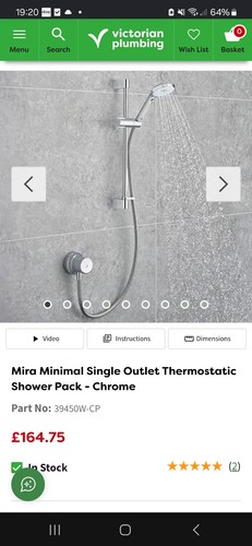 Mira minimal thermostatic - mira,
